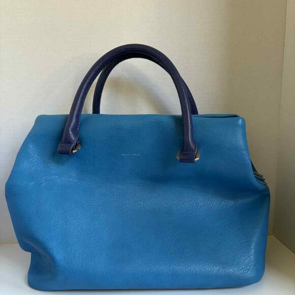 Pixie Mood Vegan Leather Handbag Teal and Dark Blue - Picture 16 of 16